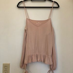 NWT Blush, Off the shoulder AE Soft Shirt sz Med